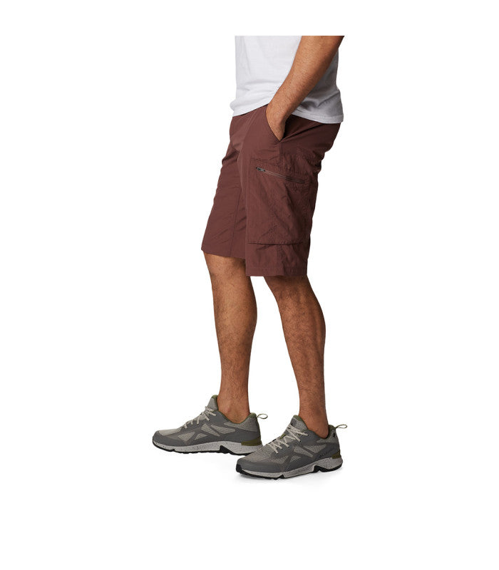 COLUMBIA SPORTSWEAR Silver Ridge Cargo Short Mens Light Raisin