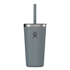 HYDRO FLASK HYDRO FLASK 20OZ TUMBLER CLEAR STRAW LID SHALE GRAY