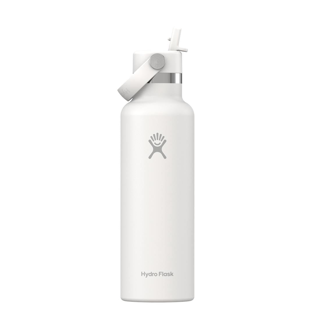 HYDRO FLASK HYDRO FLASK 21OZ STANDARD FLEX STRAW CAP WHITE