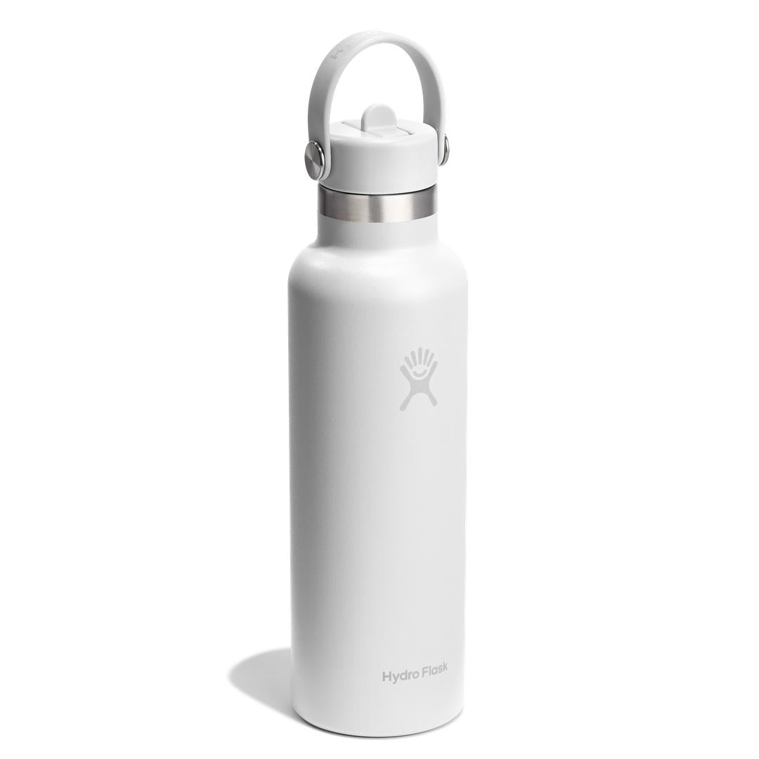 HYDRO FLASK HYDRO FLASK 21OZ STANDARD FLEX STRAW CAP WHITE