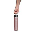 HYDRO FLASK HYDRO FLASK 24OZ LIGHT WIDE FLEX STRAW CAP QUARTZ