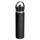 HYDRO FLASK HYDRO FLASK 24OZ WIDE FLEX STRAW CAP BLACK