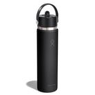 HYDRO FLASK HYDRO FLASK 24OZ WIDE FLEX STRAW CAP BLACK