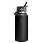 HYDRO FLASK HYDRO FLASK 32OZ WIDE FLEX STRAW CAP BLACK
