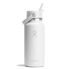 HYDRO FLASK HYDRO FLASK 32OZ WIDE FLEX STRAW CAP WHITE