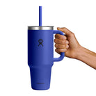 HYDRO FLASK HYDRO FLASK 40OZ TRAVEL TUMBLER CLEAR LID CAPRI BLUE