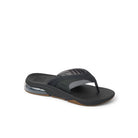 REEF Fanning + Mens Black/Gum