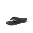 REEF Fanning + Mens Black/Gum