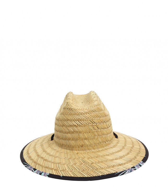 BILLABONG TIDES PRINT STRAW HAT Black