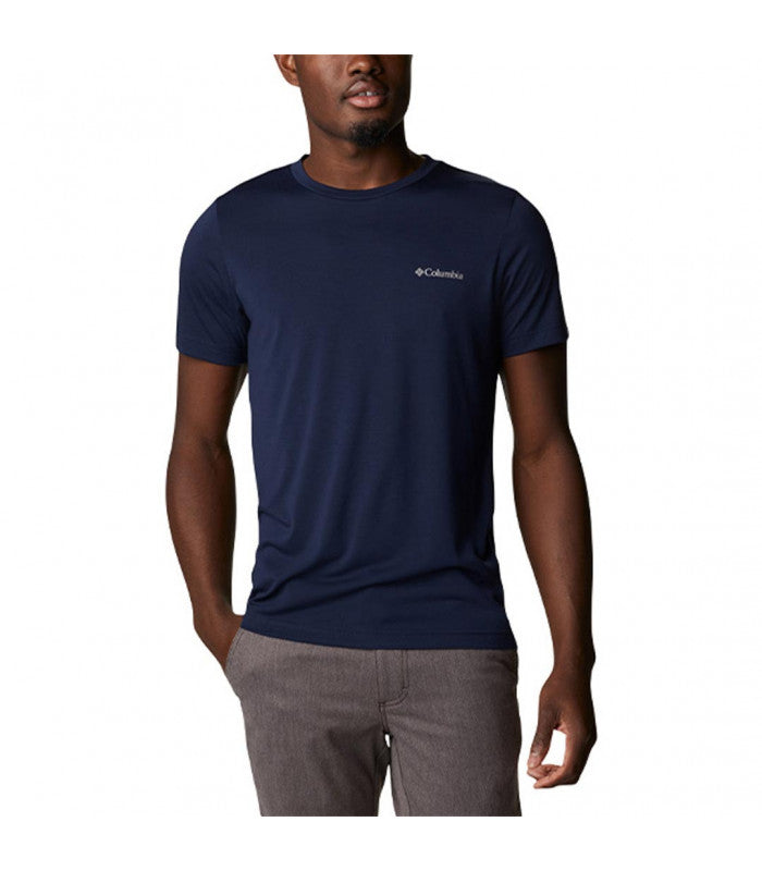 COLUMBIA SPORTSWEAR Columbia Men's Maxtrail SS Logo Tee Blue