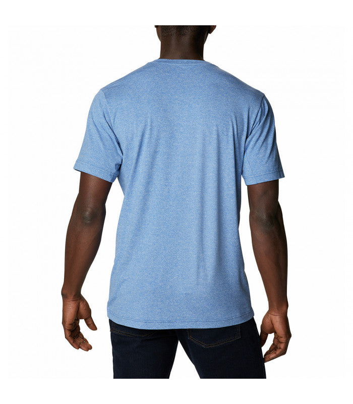 COLUMBIA SPORTSWEAR Columbia Men's Tech Trail Crew Neck Blue