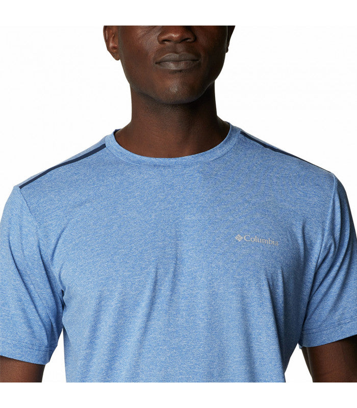 COLUMBIA SPORTSWEAR Columbia Men's Tech Trail Crew Neck Blue