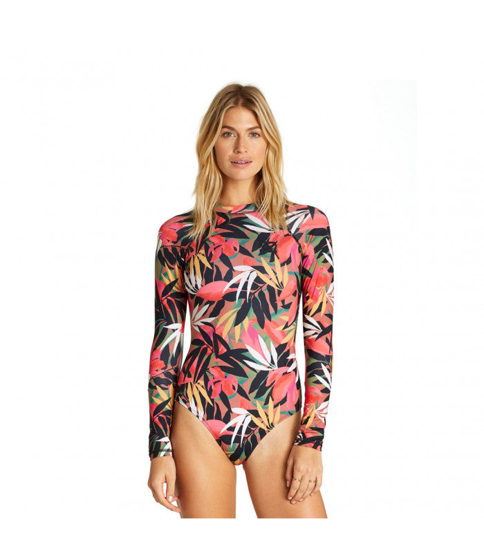 BILLABONG CORE MOCK NECK BDYST Red