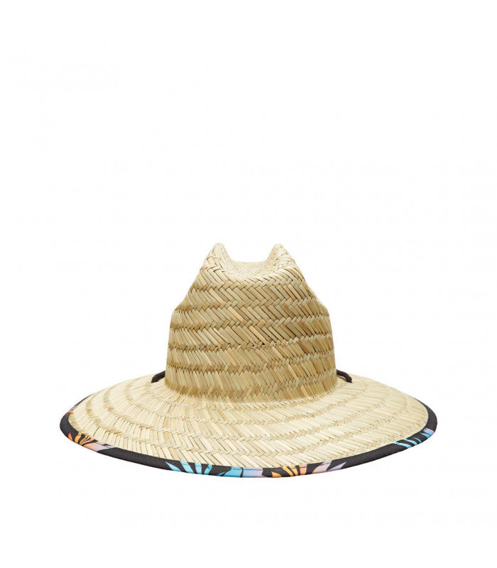 BILLABONG TIDES PRINT STRAW HAT Black