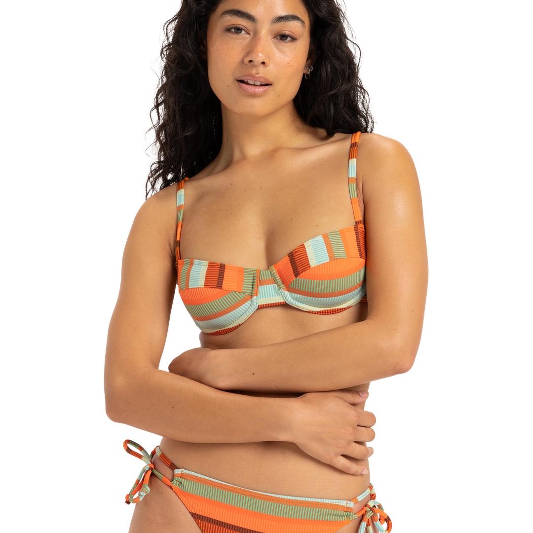 ROXY Sunset Stripe Uw Bra Bikini Top