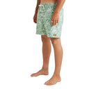 RVCA Exotica Print Elastic Boardshorts/ Swim Shorts