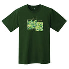 MONTBELL Pear Skin Cotton T Mountain Collage Short Sleeves Shirt
