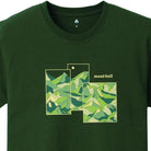 MONTBELL Pear Skin Cotton T Mountain Collage Short Sleeves Shirt