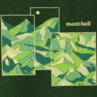 MONTBELL Pear Skin Cotton T Mountain Collage Short Sleeves Shirt