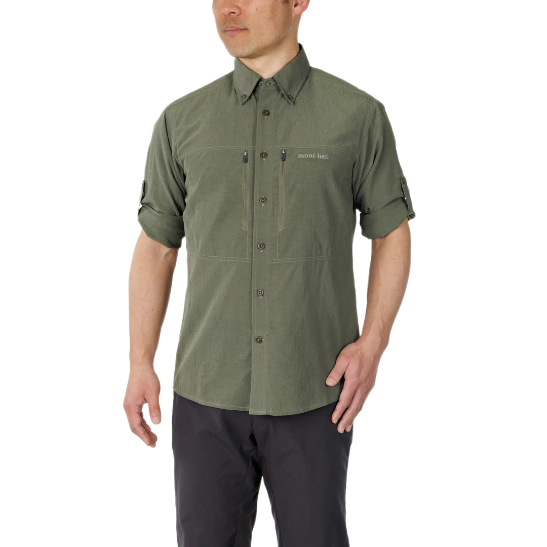 MONTBELL Wickron Breeze Meadow Shirt Short Sleeves Shirt
