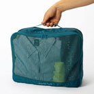 Montbell MONTBELL MESH CASE L BLUE GREEN UNISEX COSMETIC BAG/TOILETRY CASE
