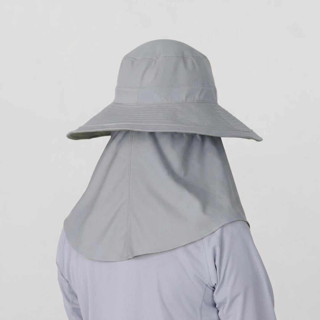 Montbell MONTBELL WICKRON UV-TECT FIELD DETACHABLE FACE SHADE HAT GRAY UNISEX HEADWEAR