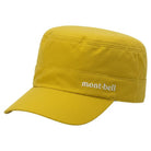 Montbell MONTBELL WICKRON UV-TECT FIELD DETACHABLE FACE SHADE WORK CAP YELLOW UNISEX HEADWEAR