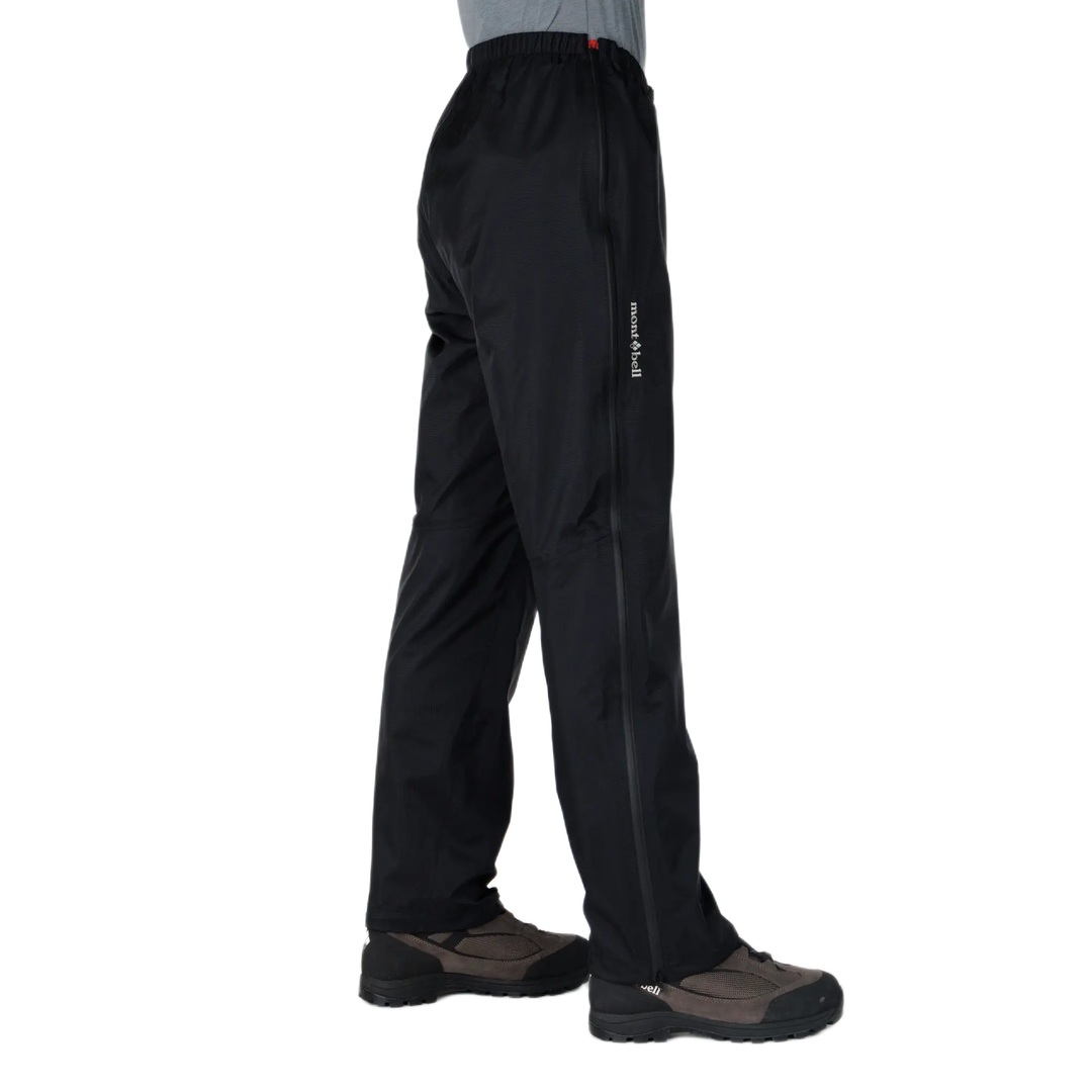 Montbell MONTBELL DRYTEC FULLZIP RAIN PANTS BLACK MENS PANTS